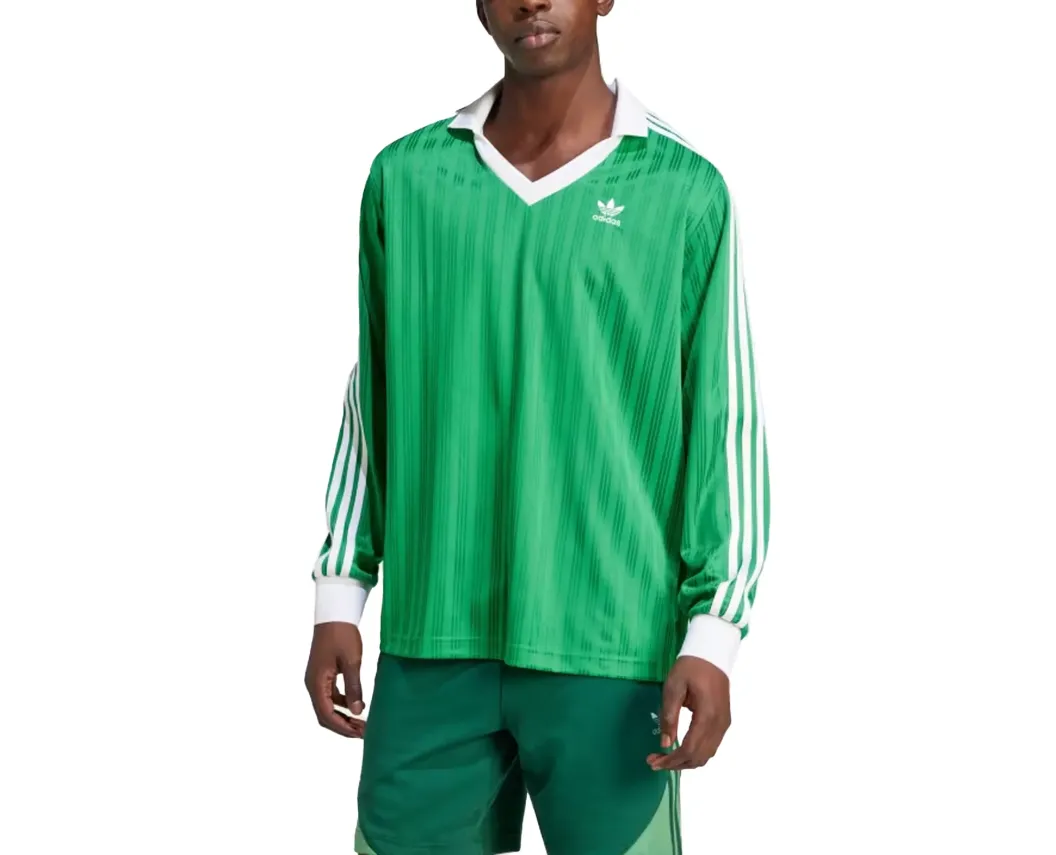 Чоловічий лонгслів Adidas Adicolor Pique Football Longsleeve Tee