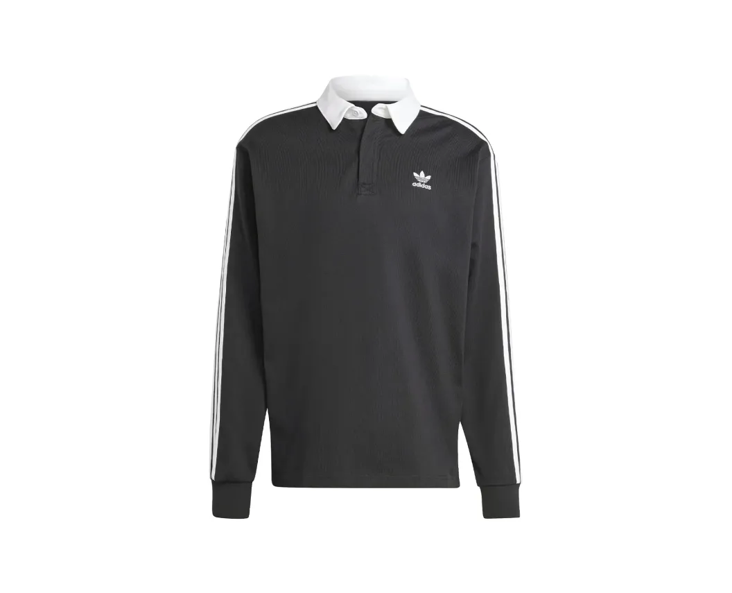 Чоловічий лонгслів Adidas Adicolor Rugby Polo Tee