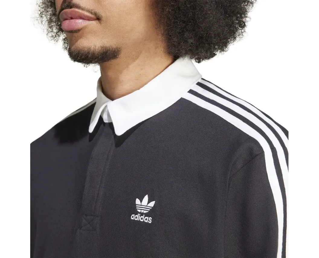 Чоловічий лонгслів Adidas Adicolor Rugby Polo Tee