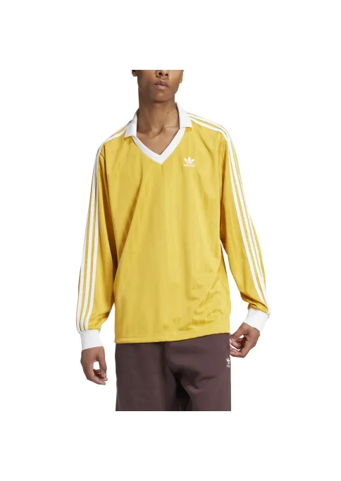 Adidas Adicolor Pique Football Long Sleeve Tee 