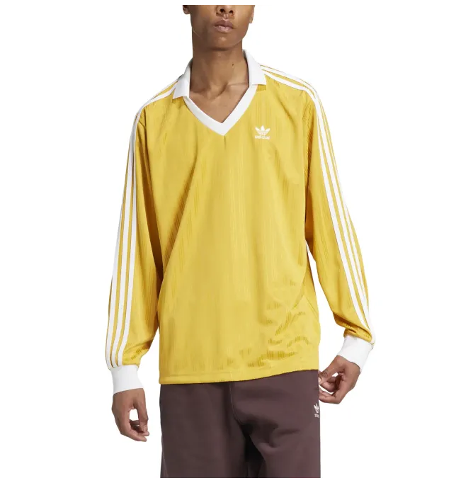 Adidas Adicolor Pique Football Long Sleeve Tee 