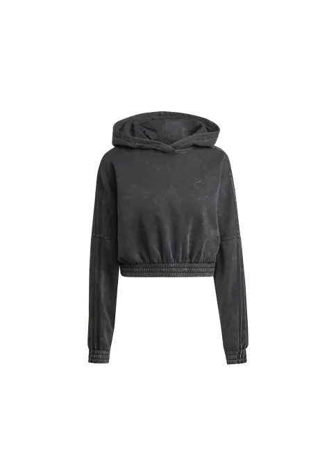 Adidas Washed-Out Crop Oversized Hoodie 