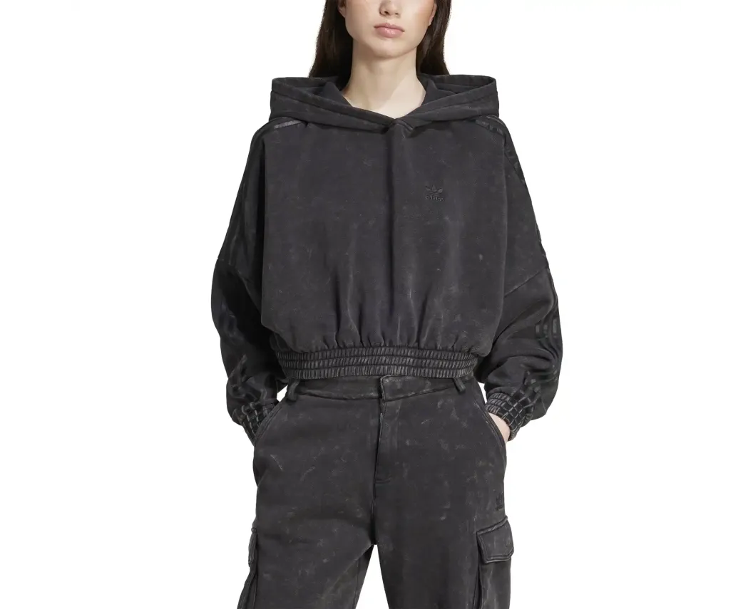 Жіноче худі Adidas Washed-Out Crop Oversized Hoodie