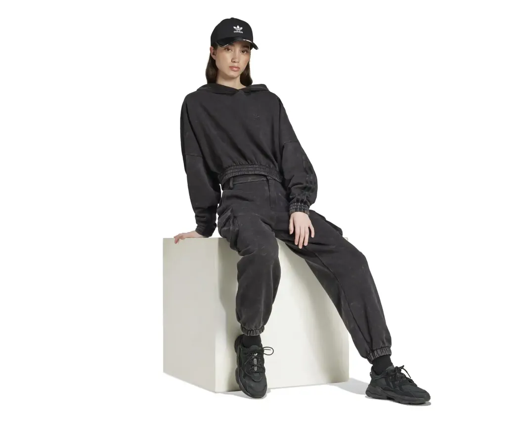 Жіноче худі Adidas Washed-Out Crop Oversized Hoodie