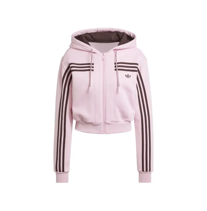Adidas 70s Short Full Zip Fleece Hoodie W 