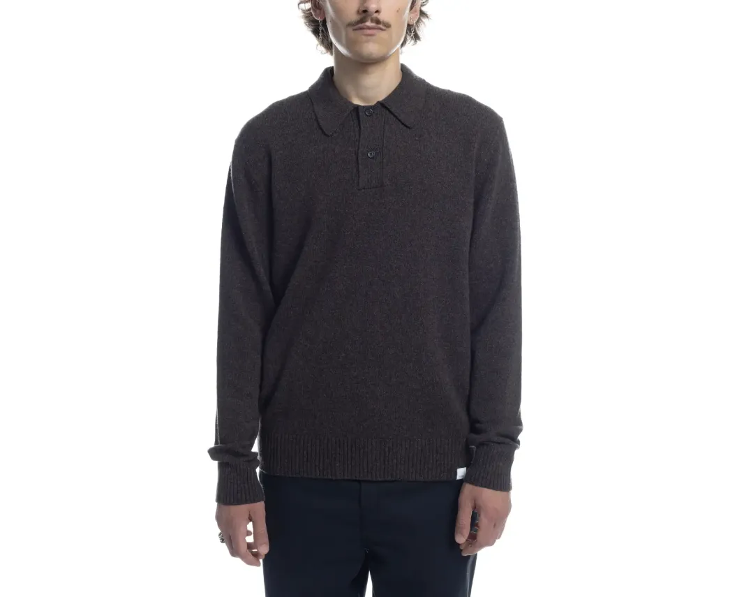 Чоловічий світшот Norse Projects Norse Standard Merino Lambswool Polo