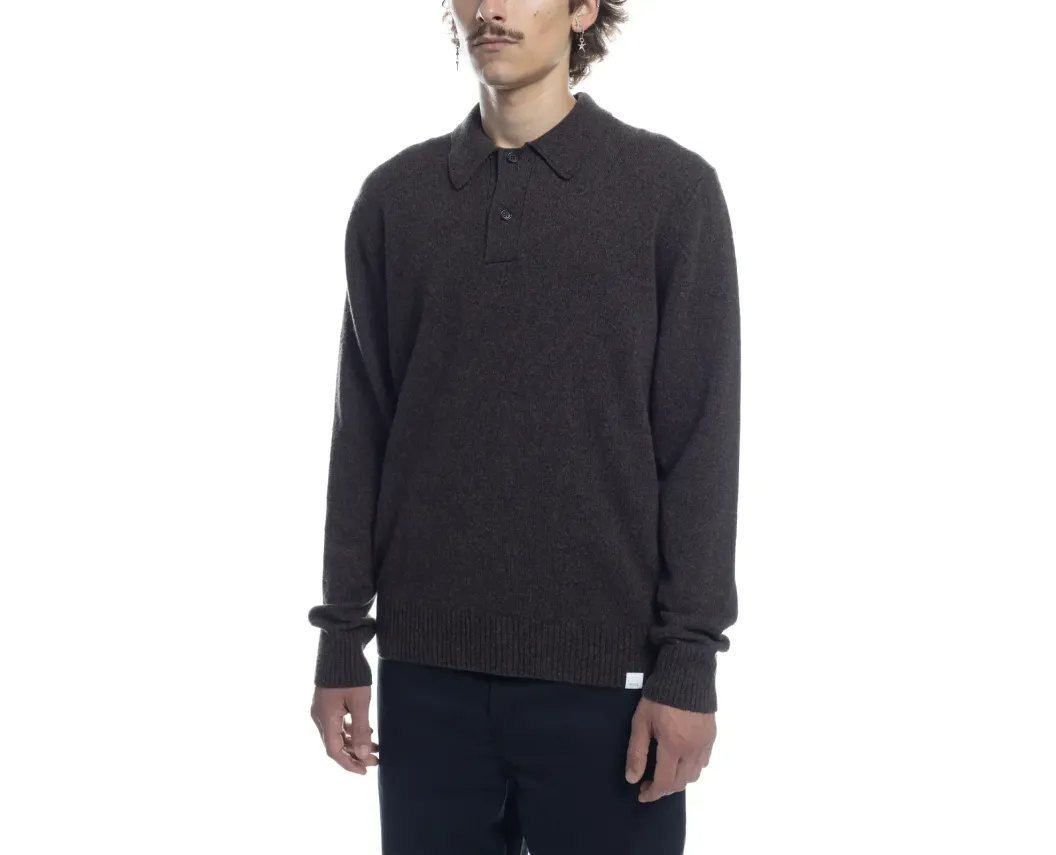 Чоловічий світшот Norse Projects Norse Standard Merino Lambswool Polo