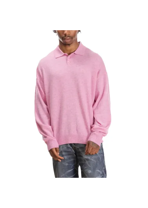 Patta Knitted Wool Longsleeve Polo Shirt 